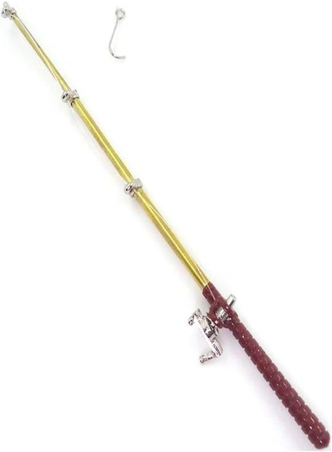 aoukoslt Gold 1/12 Miniature Fishing Pole Dollhouse Decoration Accessories, Miniature Fishing Pole, Dollhouse Accessories, Dollhouse Decor, Decorations - Image 5